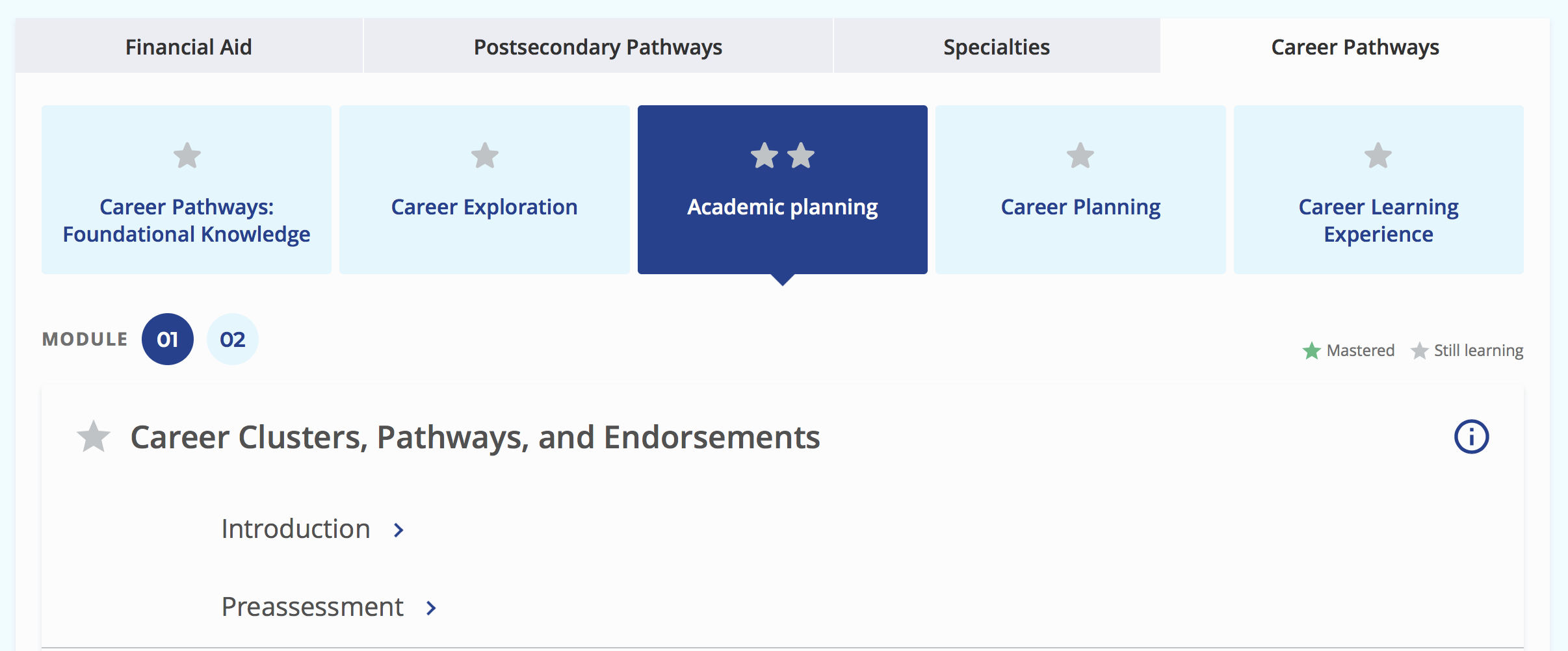 Career Clusters, Pathways, and Endorsements