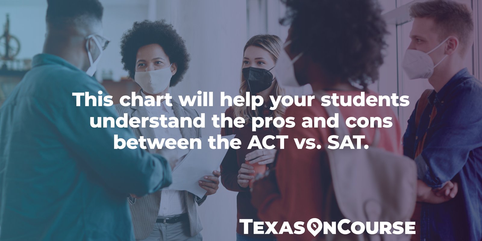 This chart will help your students understand the pros and cons between the ACT vs. SAT.