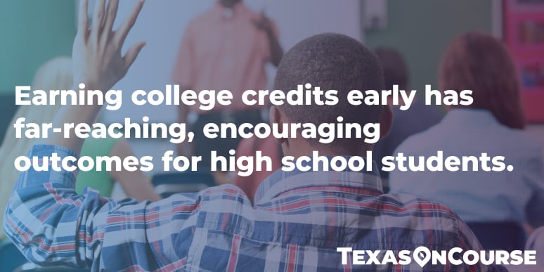 Earning college credits early has far-reaching benefits for high school students.