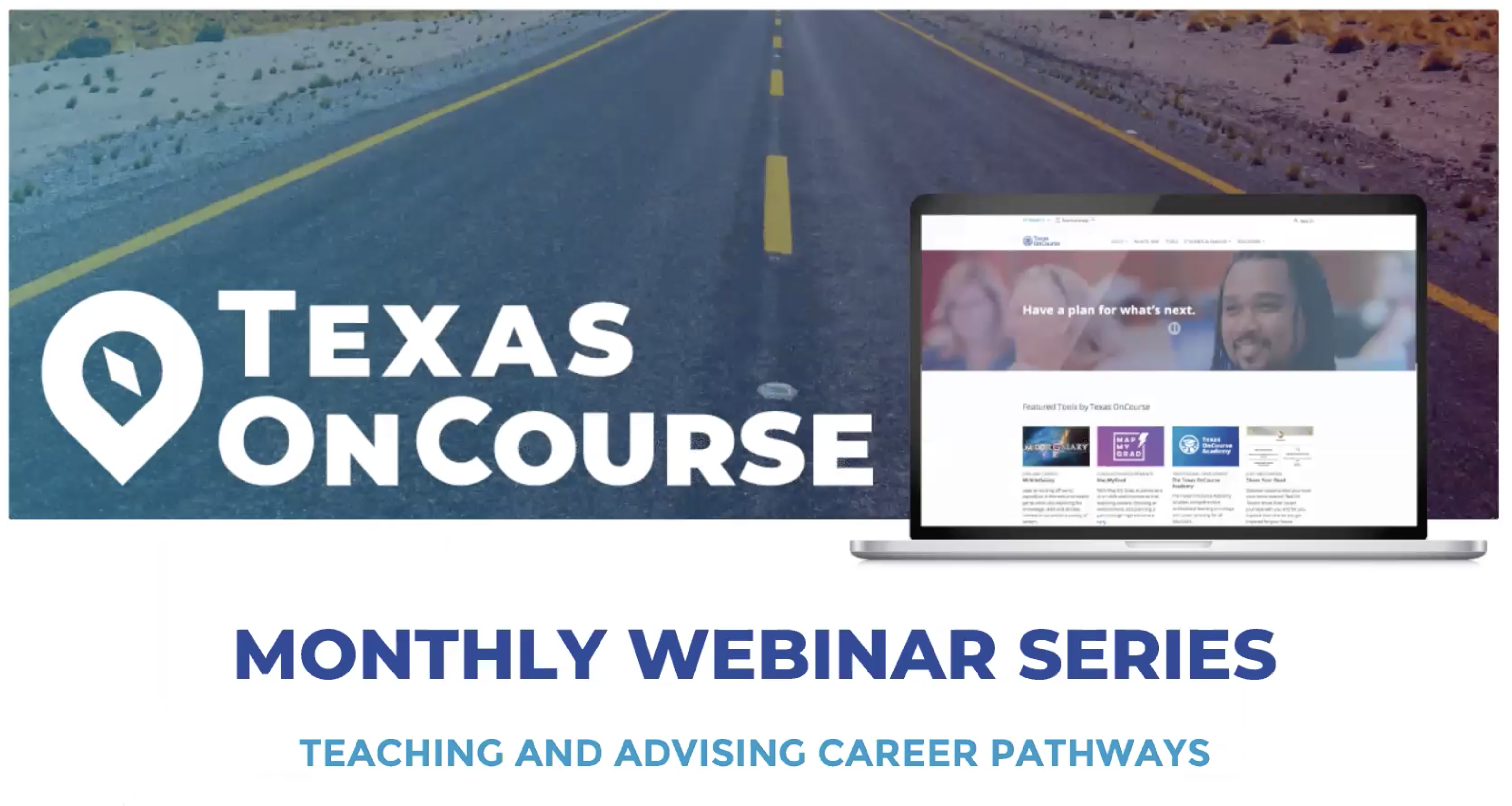 Webinar: Advising and Teaching Career Pathways